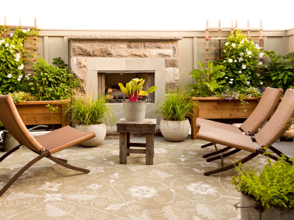 Maximising Space with a Patio garden layout